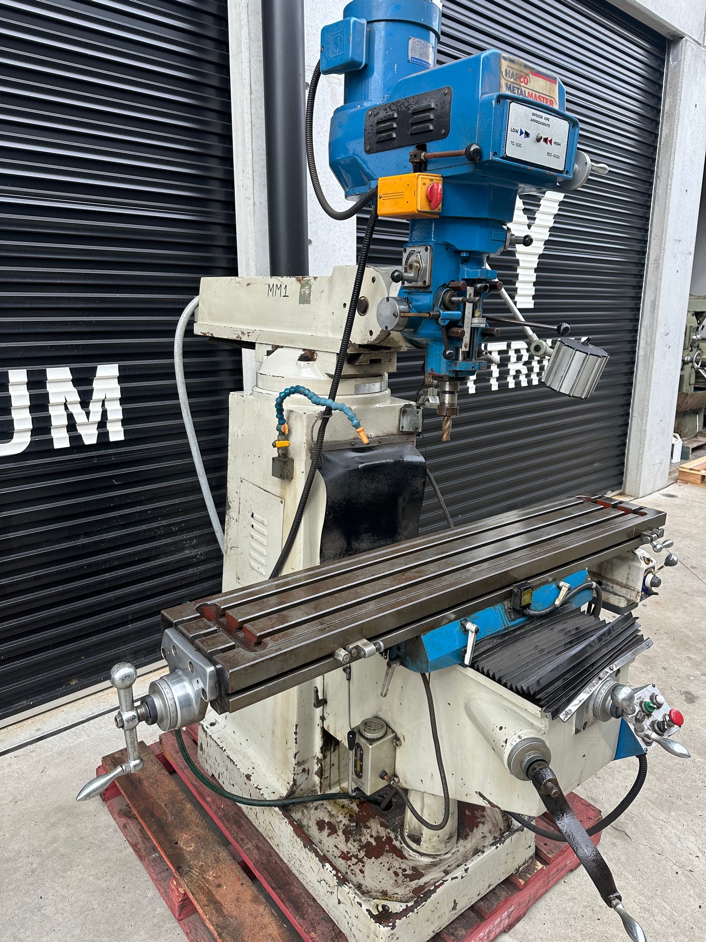 Used HAFCO BM-40v Turret Milling Machine