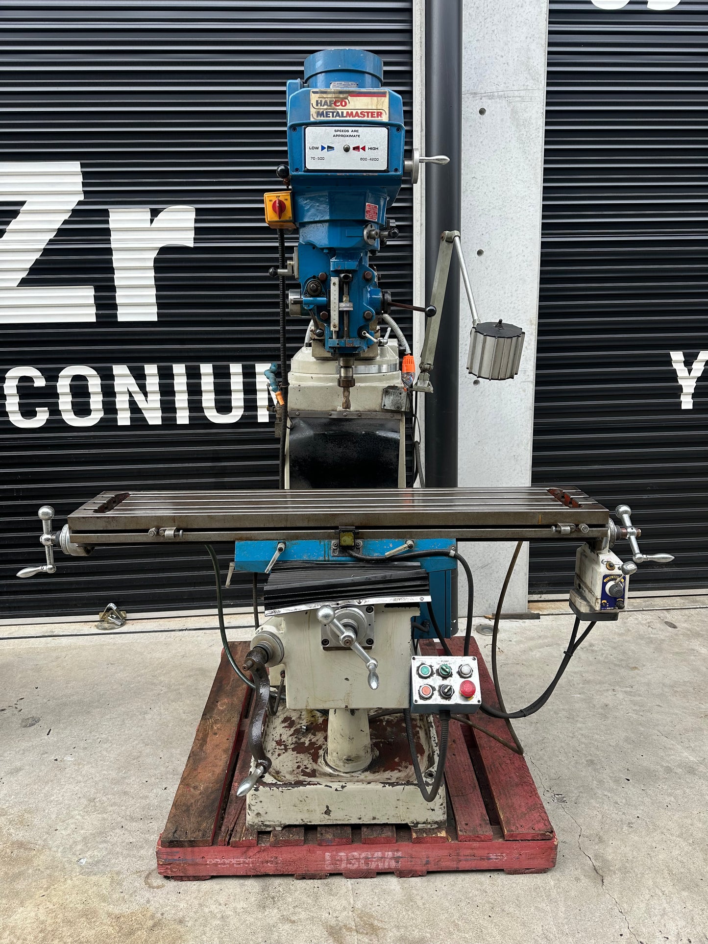 Used HAFCO BM-40v Turret Milling Machine