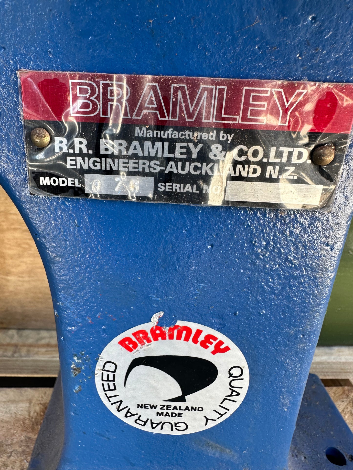 Used Bramley Manual Swage and Jenny