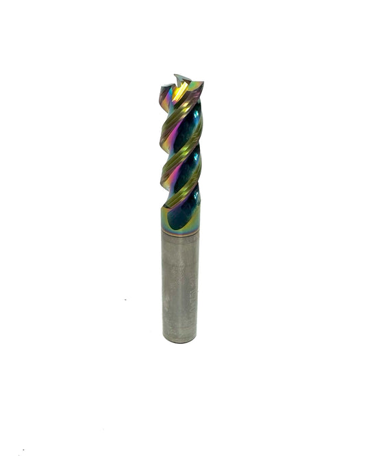 Q-Tech Rainbow Helical Aluminum Endmill