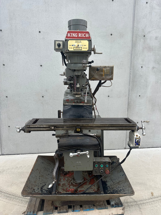 Used King Rich Turret Milling Machine