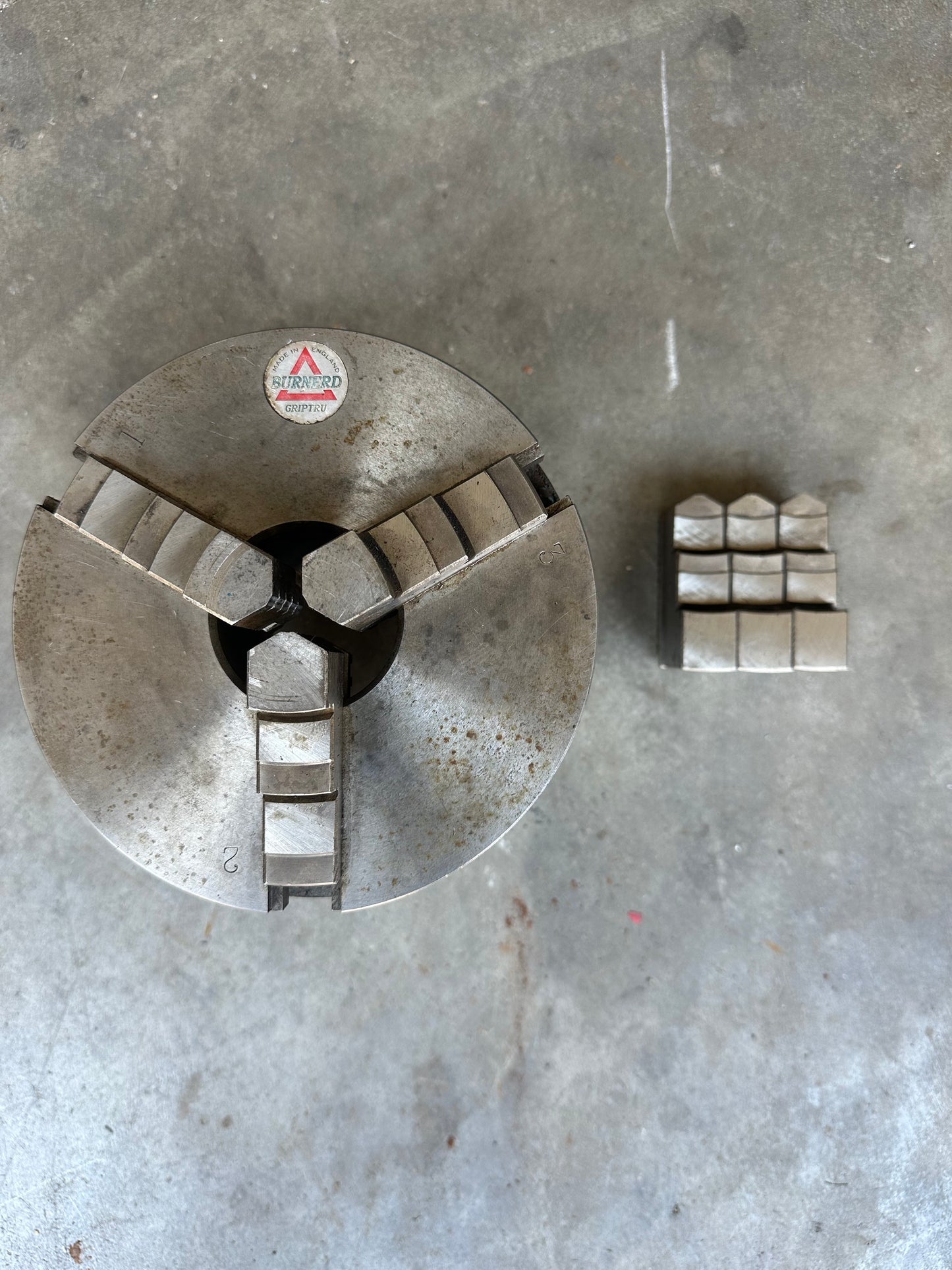 Used Burnerd 3 Jaw Chuck