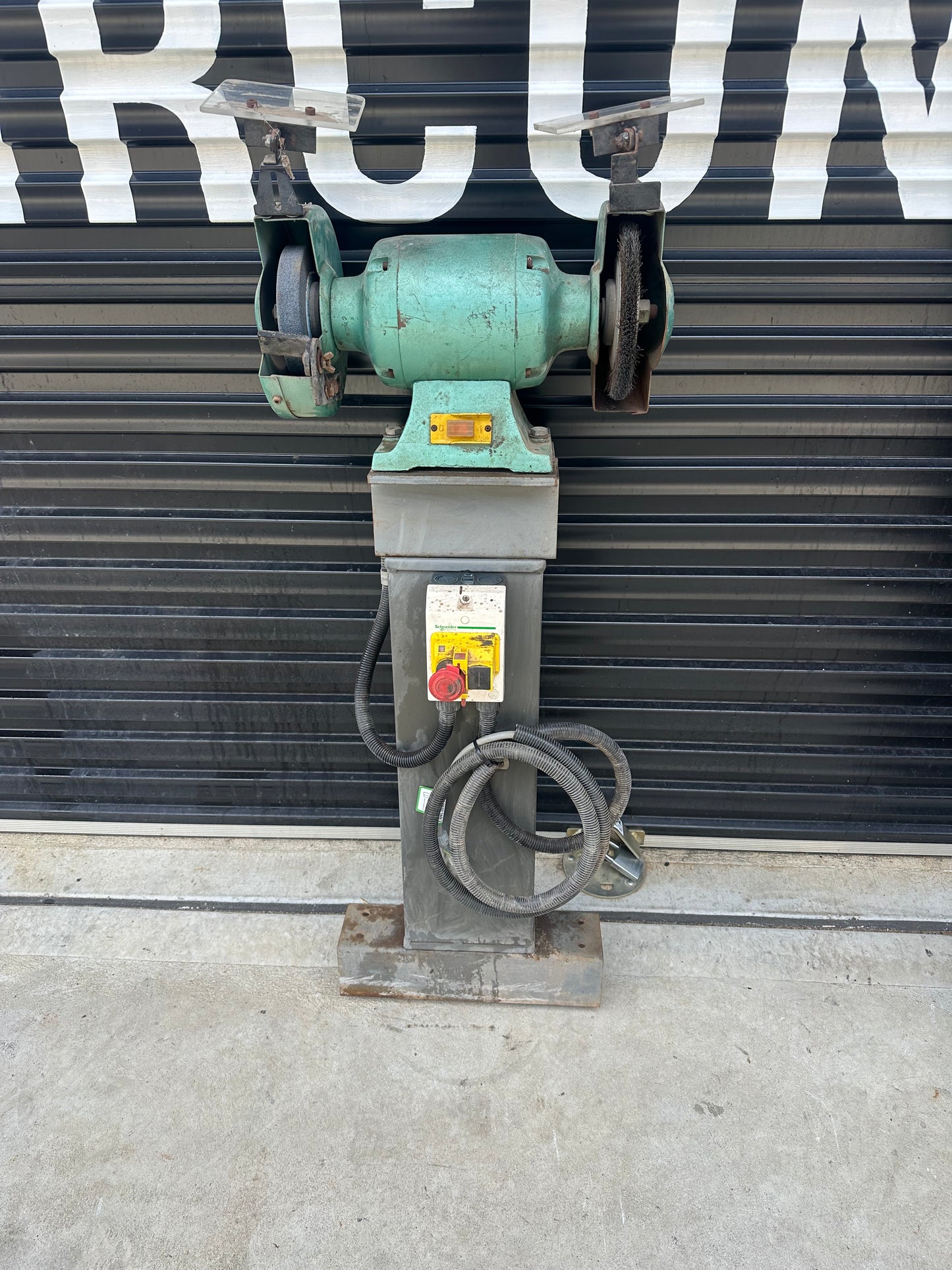 Used 200mm Abbott and Ashby Pedestal Grinder (#2)