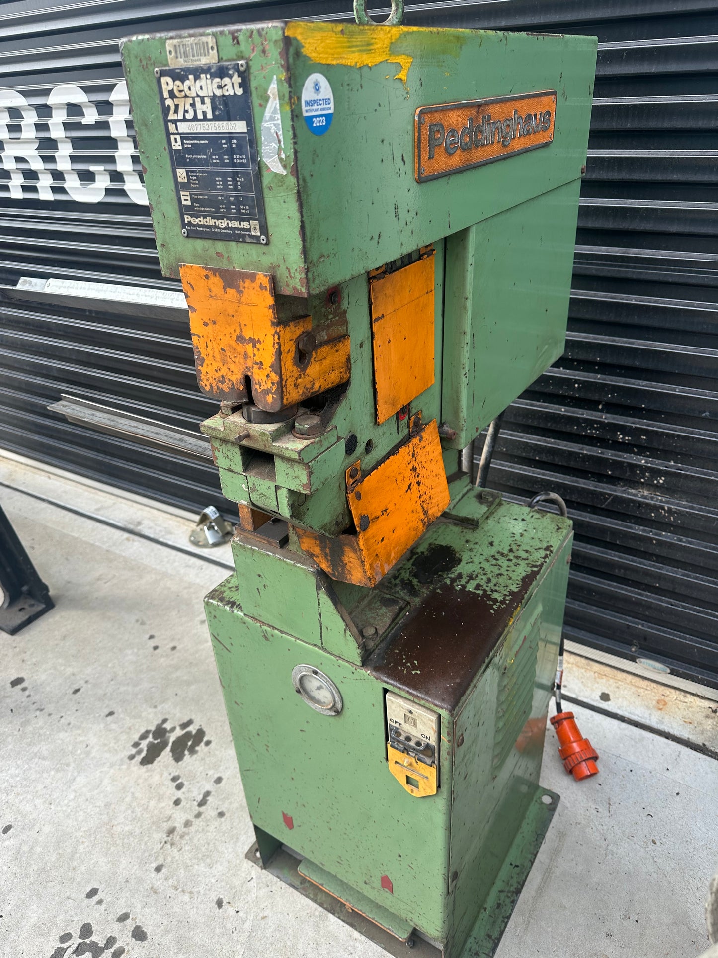 Used Peddicat 275H Punch and Shear