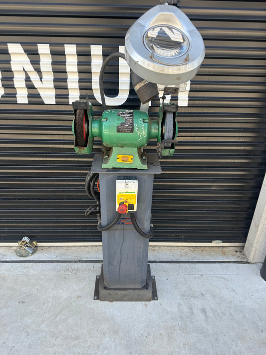 Used 200mm Abbott and Ashby Pedestal Grinder