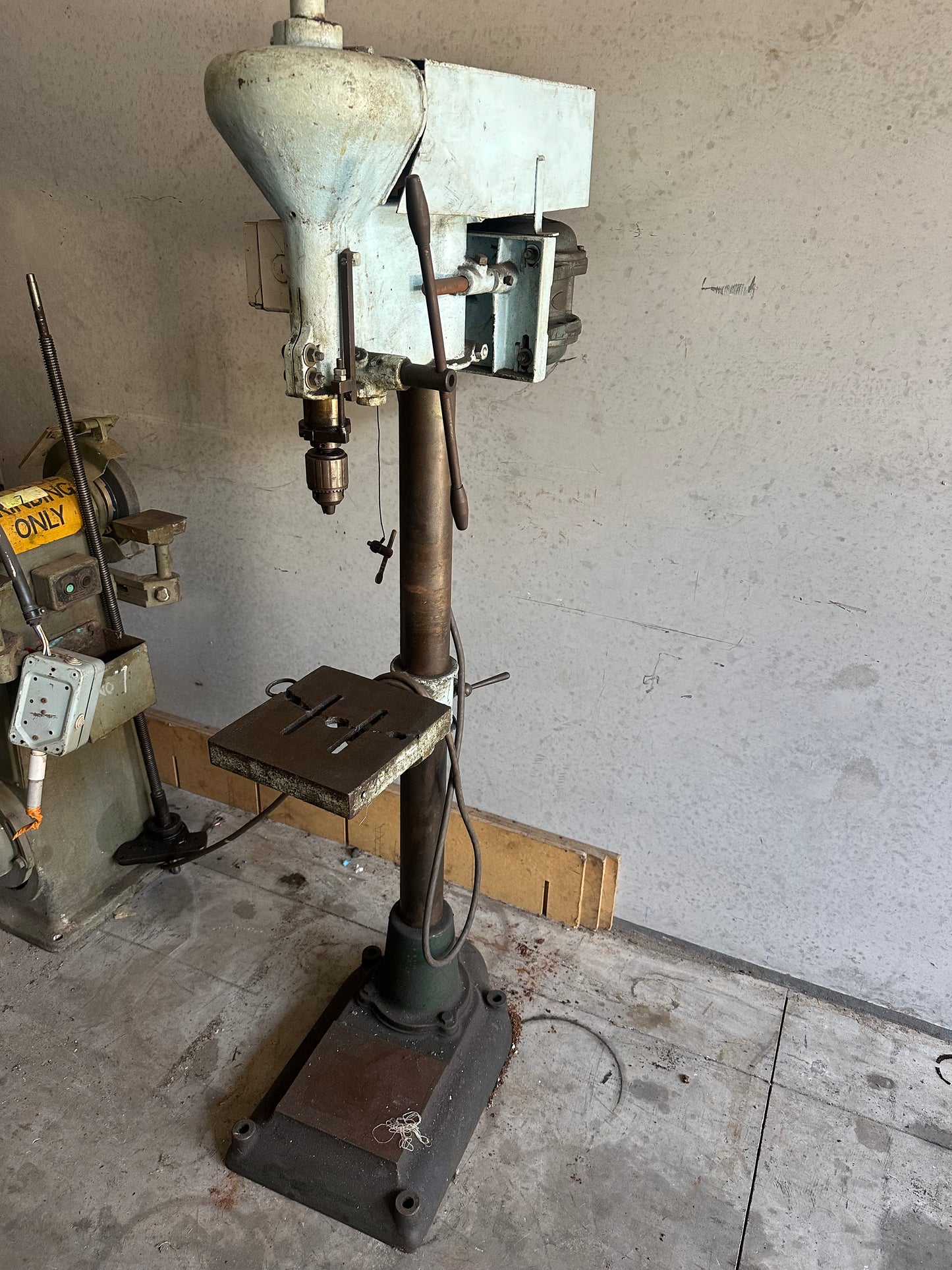 Used Richardson Pedestal Drill (blue)