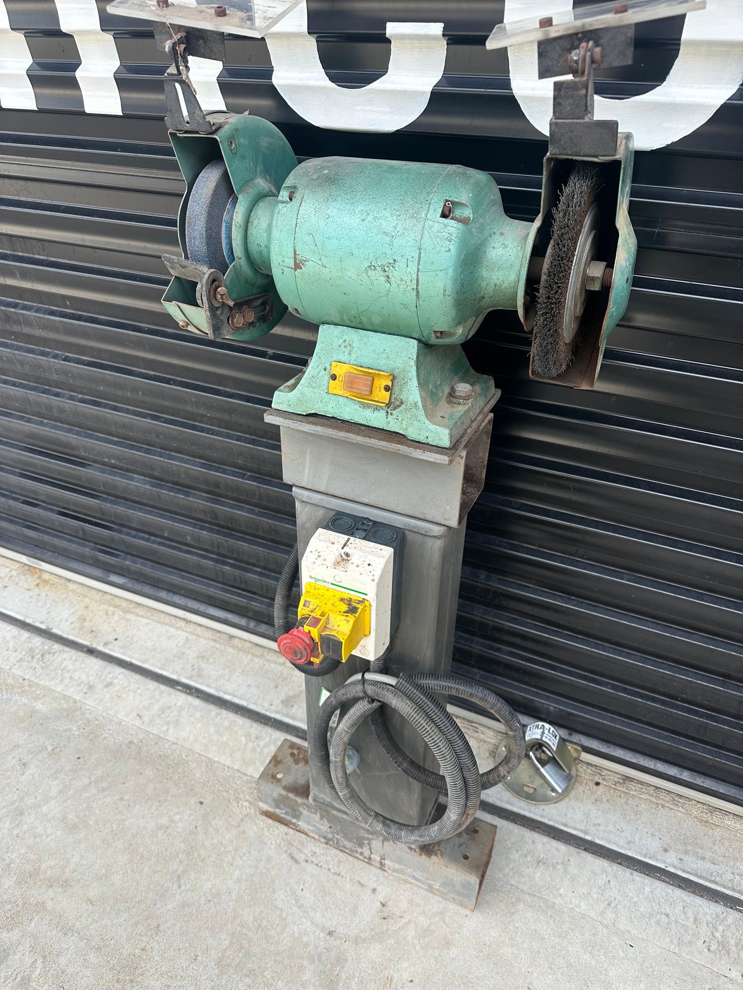 Used 200mm Abbott and Ashby Pedestal Grinder (#2)