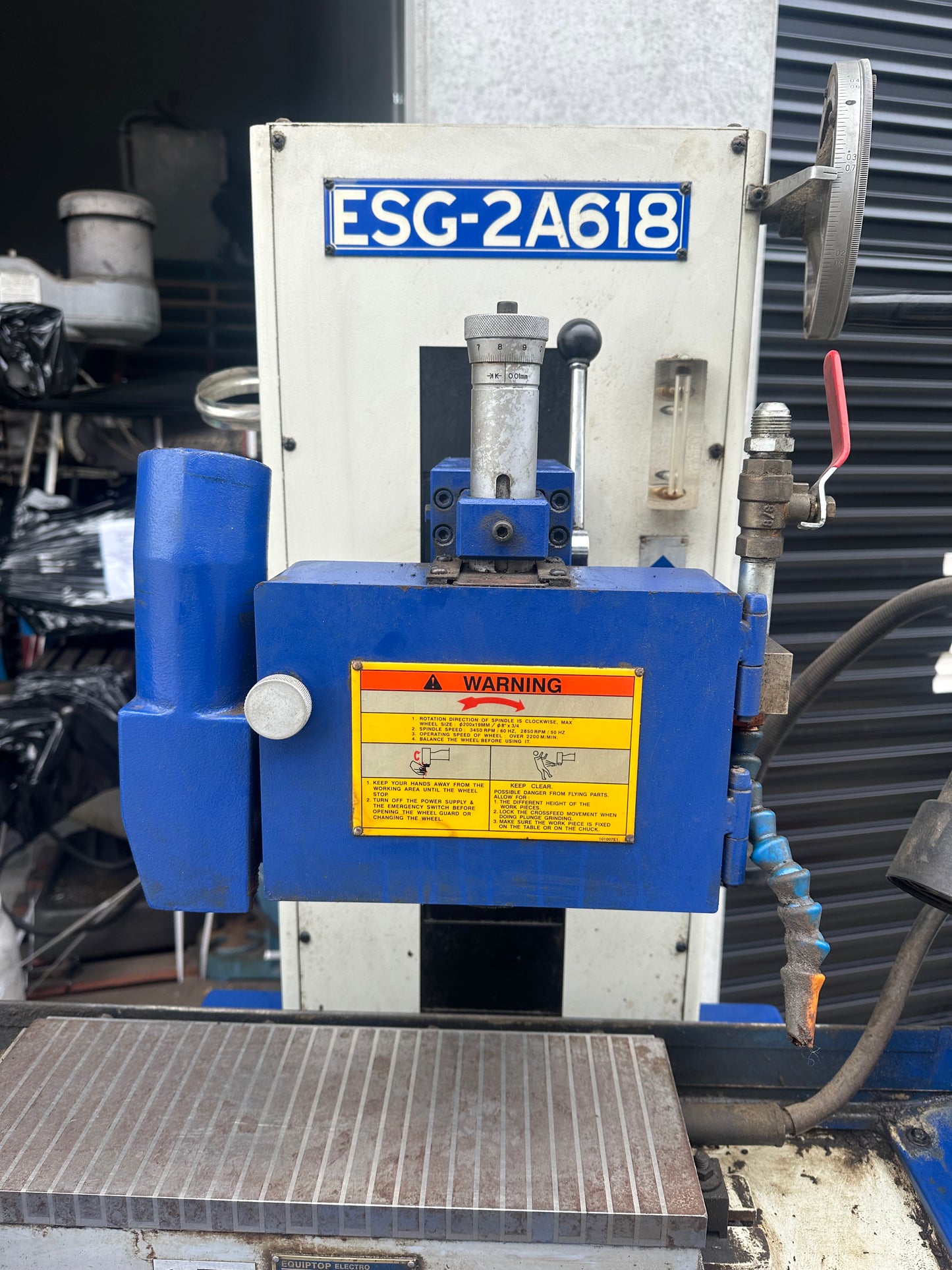 Used Equitop Surface Grinder