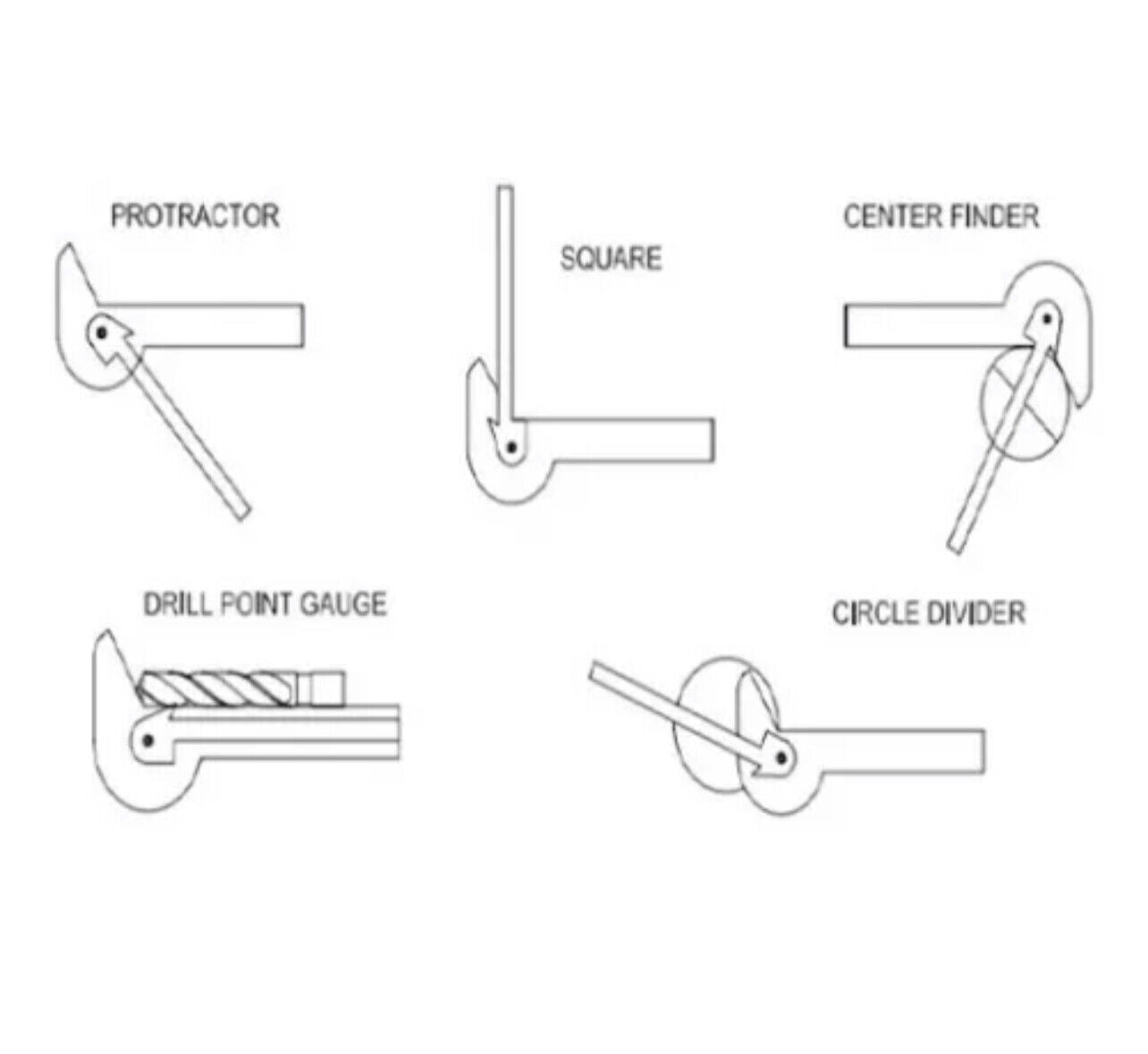 Q-Tech Multi-Protractor and Circle Finder